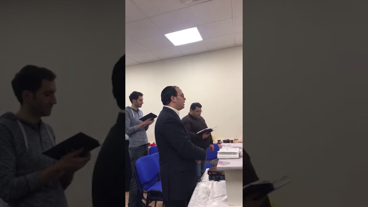 Минха на открытие общины