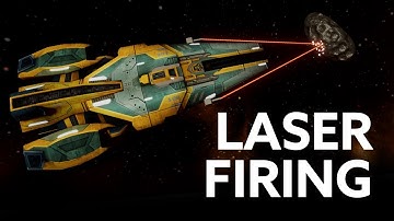 Unity Spaceship Lasers (Asteroid Mining Pt.1) - Sci Fi Game Series Ep 4
