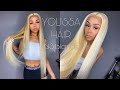 The BEST 613 Blonde Wig EVER 😻Flawless Install | Yolissa Hair