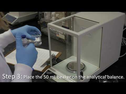 Water Sciences Laboratory Tutorial: Pipette Calibration and Proficiency Test