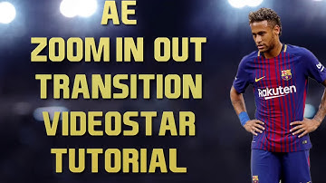 How to do ae zoom in/out transition on videostar(simple and easy way)