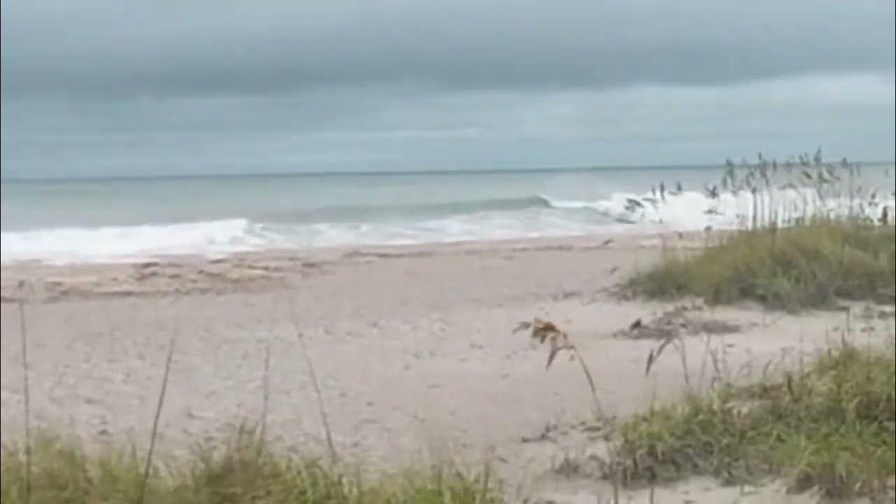 Cocoa Beach Waves after hurricane Ian YouTube