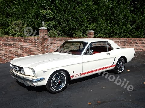 1965 Mustang Gt White And Red For Sale Old Town Automobile In Maryland