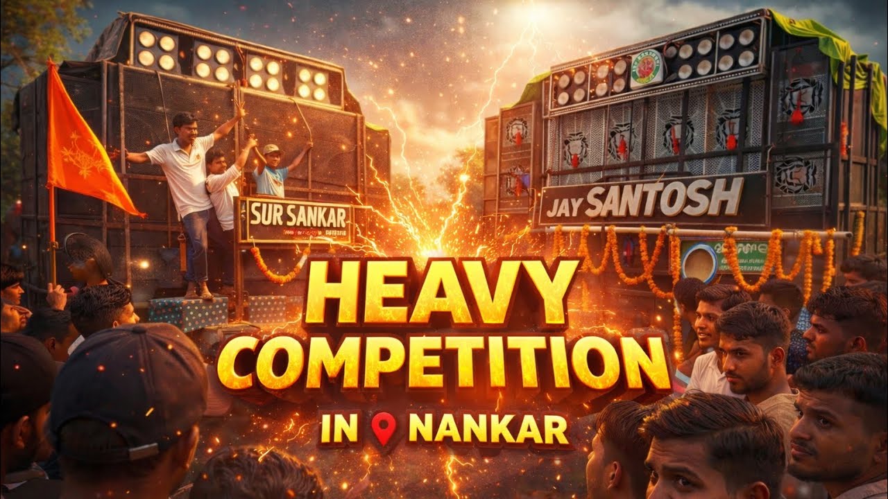 SUR SANKAR vs JAY SANTOSHI heavy competition in 📍 Nankar kendrapada Saraswati puja bhasani 