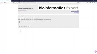 Bioinformatic Tools Online - Oligo alignment