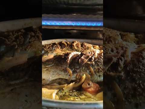 سمك هامور محمر بالفرن شوي منزلي         