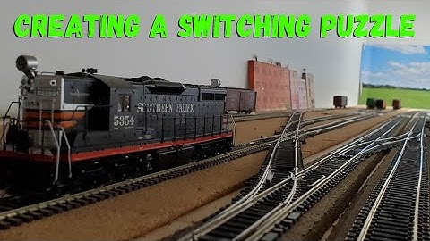 Layout Update - Creating a Switching Puzzle / Laying Track