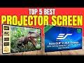 Best Portable Projector Screen – Easy Setup &amp; Travel-Friendly