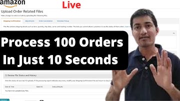 How to Process Bulk orders from Amazon Seller Central |
