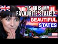 BRITISH Girl Reacts to the Top 10 MOST BEAUTIFUL STATES in America