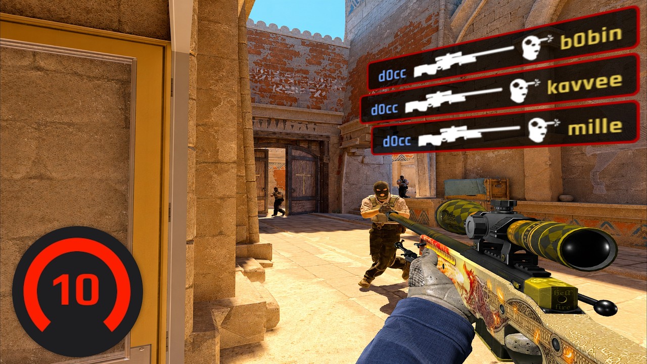 D0cC IS THE BEST 3500 ELO FACEIT AWPER...