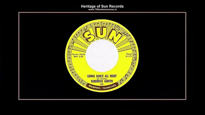 (1954) Sun 201-A ''Gonna Dance All Night'' Hardroc...