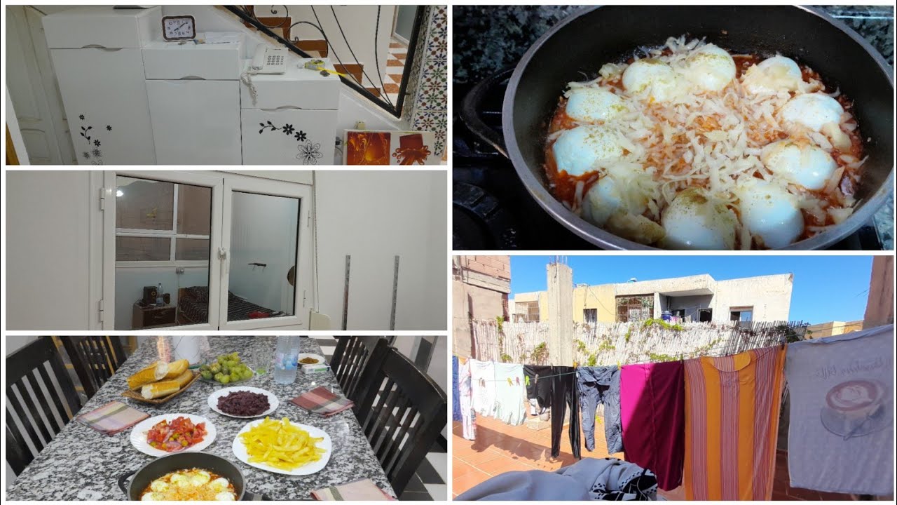 واخيرا غرفة نوم تاع ولدي كي خرجت وصفة البيض على الطريقة التركية رجعت لللروتين الحقيقي