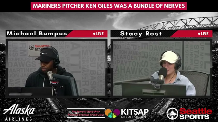 Mariners pitcher Ken Giles was a bundle of nerves