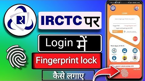 IRCTC Me Fingerprint Kaise Lagaye | Irctc biometric se login kaise kare | #irctcbiometric