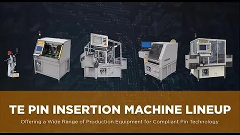 Complete Lineup of Pin Insertion Machines