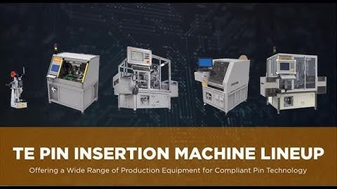 Complete Lineup of Pin Insertion Machines