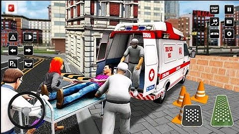 Ambulance Robot Car Transform - Emergency Robot City Rescue Simulator - Android ios Gameplay