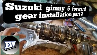 Suzuki gimny 5 forward gear installation part 2 by Easymo work shop 318 views 4 months ago 38 minutes