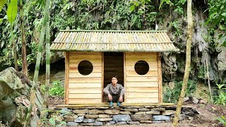 Ideas for creating shelter. plaster the floor with cement and sand - build wooden walls by Tropical Forest 6,654 views 5 months ago 38 minutes