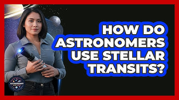 How do astronomers use stellar transits?