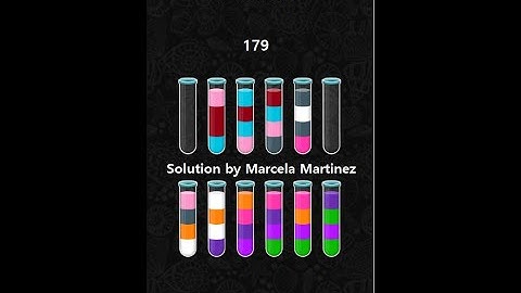 Color Water Sort 3D level 179 | Gameplay Mobile Games