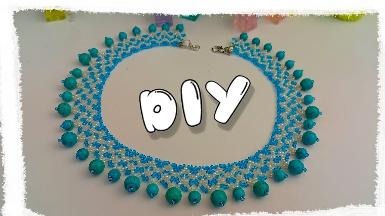 DIY 🎀 Learn to Make a Beaded Necklace from Scratch – Easy and Beautiful!