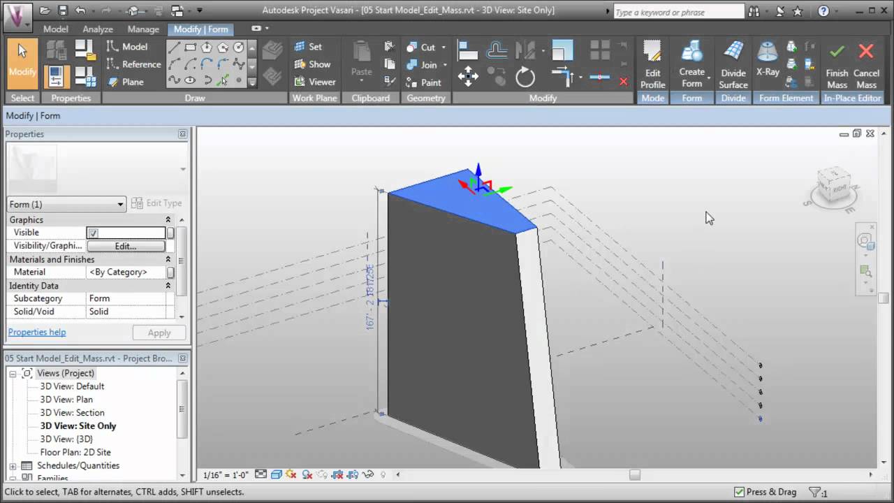 Vasari Essential Skills - Edit Mass - YouTube