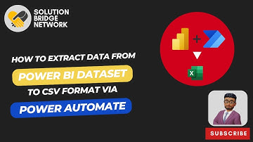 Power BI Dataset to CSV Export MADE EASY with Power Automate