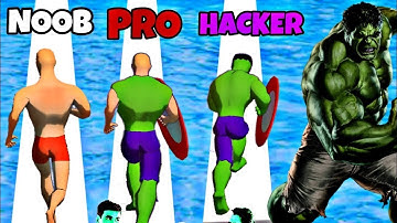 UPGRADES HULK into THOR into JOKER //NOOB VS PRO VS HACKER in MASHUP HEROS // MUNA BHAI HINDI GAMERZ