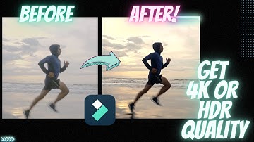 How To Get 4K Or HDR Quality In Filmora | AI Video Enhance Tutorial