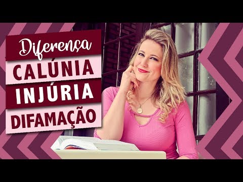 Vídeo: A palavra calúnia significa?