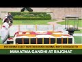 President-elect Smt Droupadi Murmu pays homage to Mahatma Gandhi at Rajghat