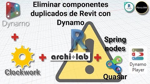 Eliminar Componentes Duplicados con Dynamo