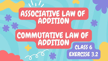 Class 6 Maths | Associative & Commutative Law of Addition | Integers Exercise 3.1/ Mathemagics1525
