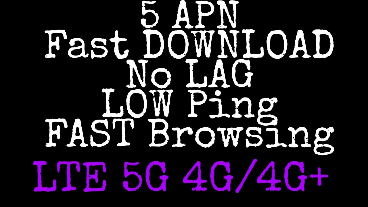 5 APN Access Point Names || MOBILE DATA INTERNET BOOSTER || MALAKAS NA