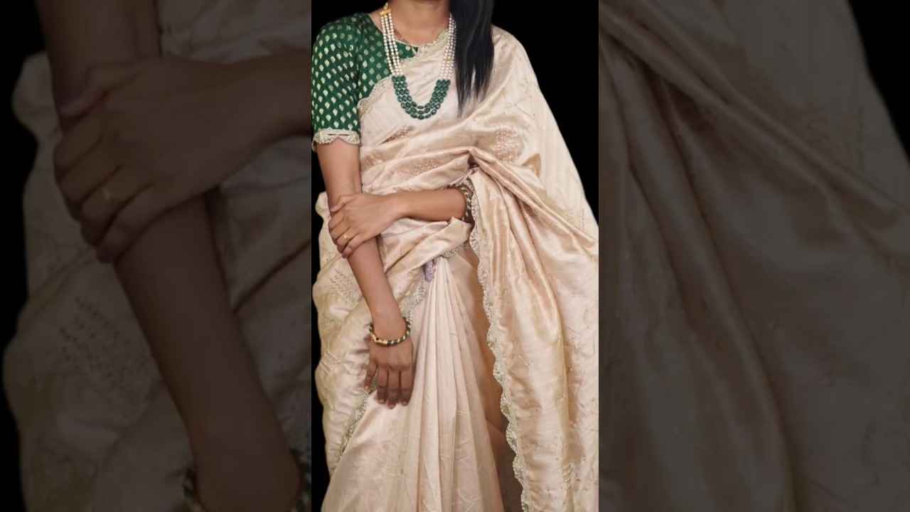 saree with lace border in low cost 