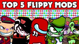 FNF Character Test | Gameplay VS Playground | Top 5 Flippy Mods | Happy Tree Friends