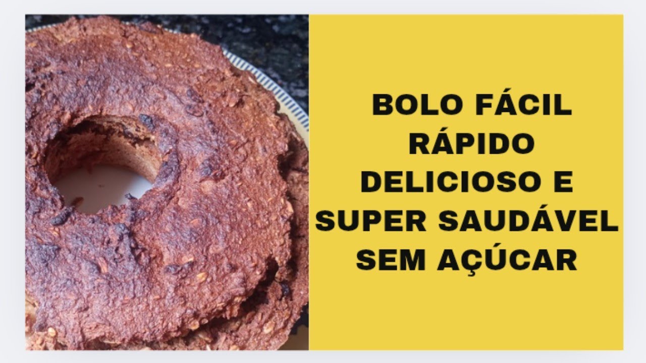 BOLO PROTÉICO RÁPIDO, DELICIOSO E SEM FRESCURA 