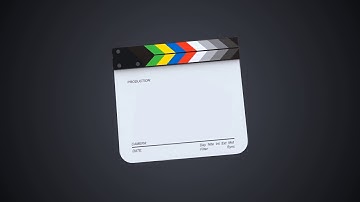 Clapper board Intro White  Green Srceen