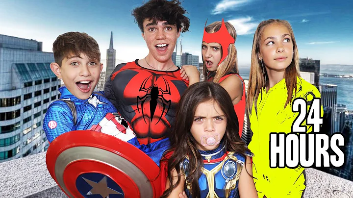 Becoming SUPERHEROS For 24 HOURS! (Nidal Gets Kidn...