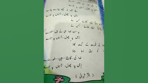 Urdu Lecture #1, Class-4th