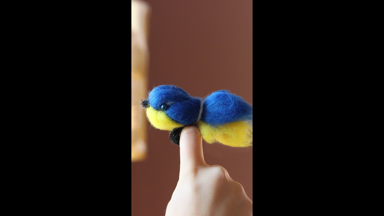 Poupée Oiseau En Crochet – Laine Multicolore – Fait Main – Israël