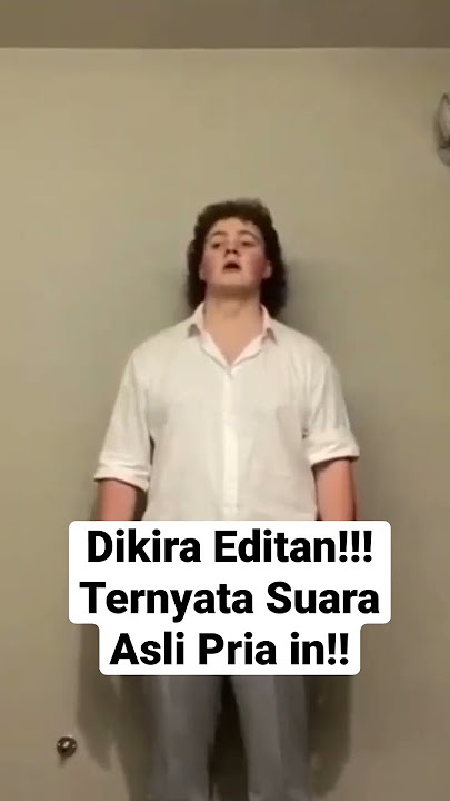 Dikira Editan! Ternyata Suara Asli Pria Ini!! Pernah Dengar Backsound Seram ini?!!