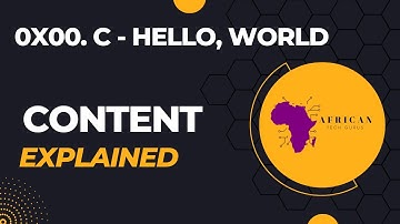 0x00  C   Hello, World Content Review #alx #alxsoftwareengineering #alxafrica