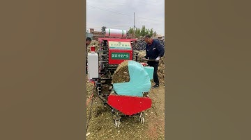 A necessary machine for cattle and sheep breeding to store fodder #agriculture #farm