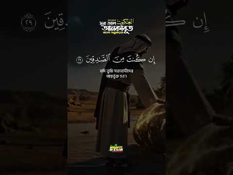 সূরা আল আনকাবুত العنكبوت Al Ankabut ২৯-৩১ আয়াত ❤ Qari Shakir Qasmi ▶ mahfuz art of nature