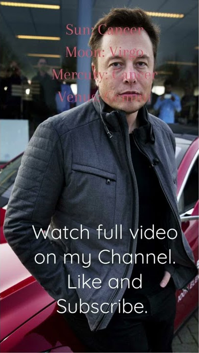 Elon Musk's Natal Chart 1