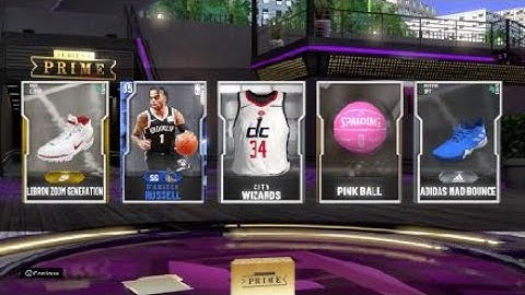 NBA 2K20 LOCKER CODE Prime Series I or II Pack