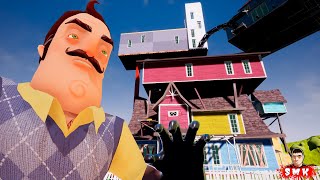 ШОУ ПРИВЕТ СОСЕД!МНОГОЭТАЖКА ВАСИЛИЧА!ИГРА HELLO NEIGHBOR MOD KIT ПРОХОЖДЕНИЕ МОДА HELLO HOUSE!FUNNY